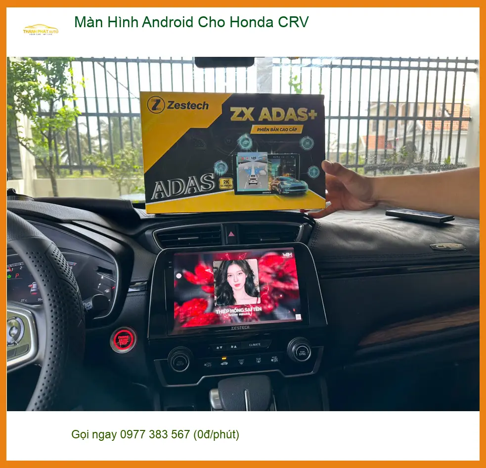 Anh Tùng lắp Màn Hình Android cho Honda CRV Quận 12 để xe hiện đại hơn