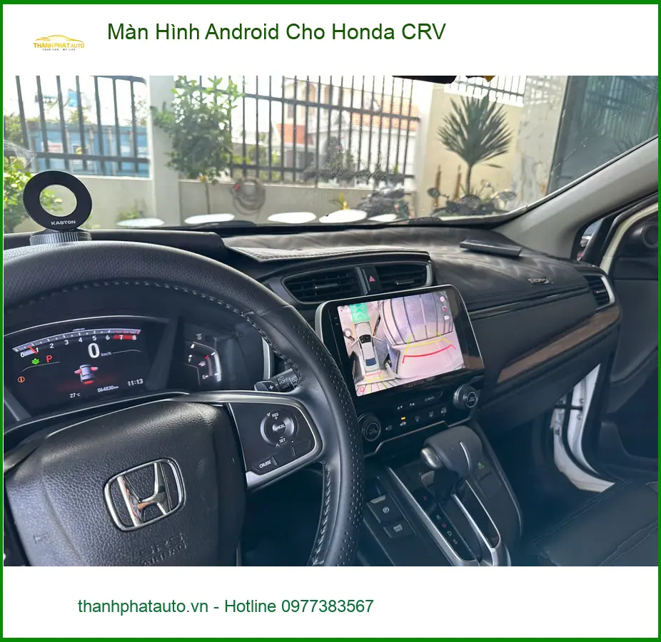Anh Tùng lắp Màn Hình Android cho Honda CRV Quận 12 để xe hiện đại hơn ảnh thực tế 2
