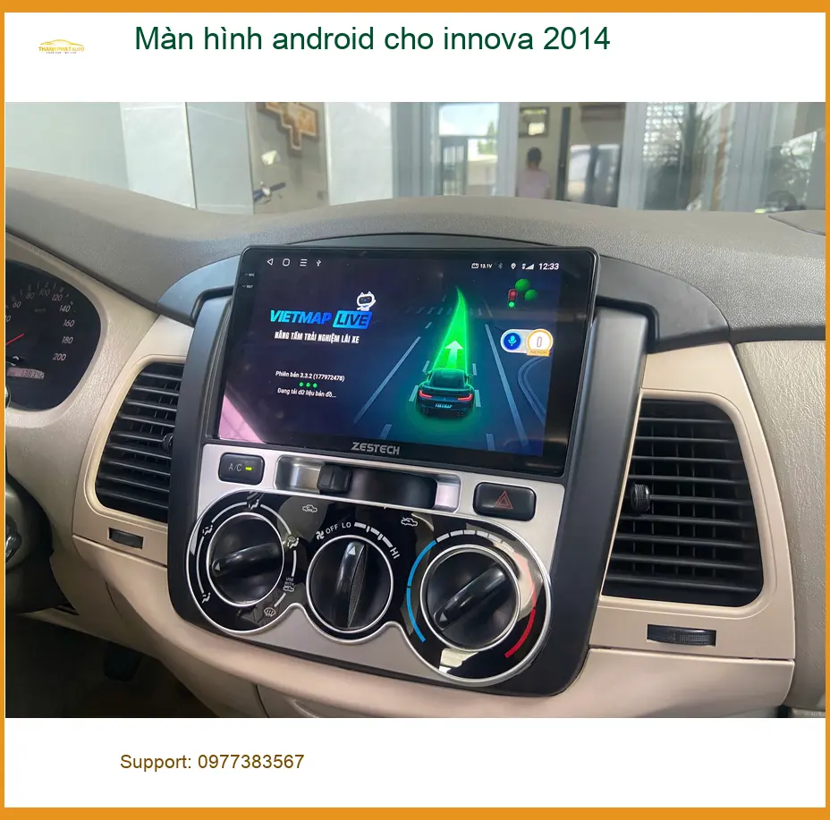 Anh Tú nâng cấp màn hình Android Innova 2014 Quận 5 vì màn zin cũ