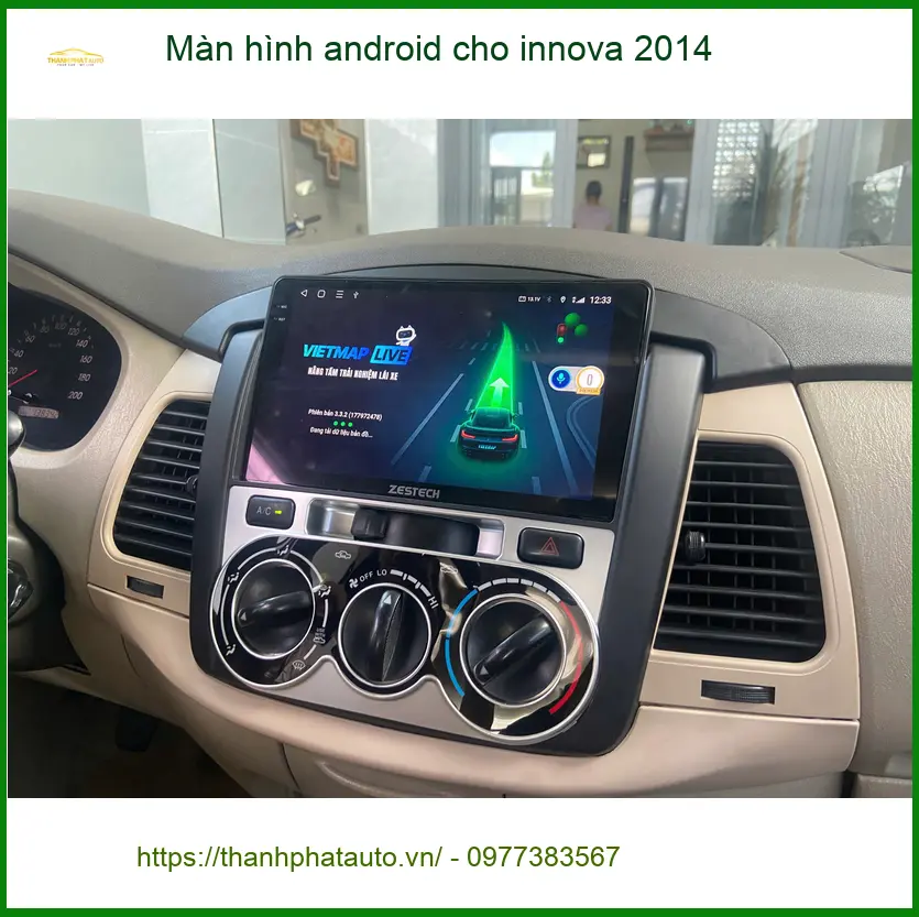 Anh Tú nâng cấp màn hình Android Innova 2014 Quận 5 vì màn zin cũ ảnh thực tế 2