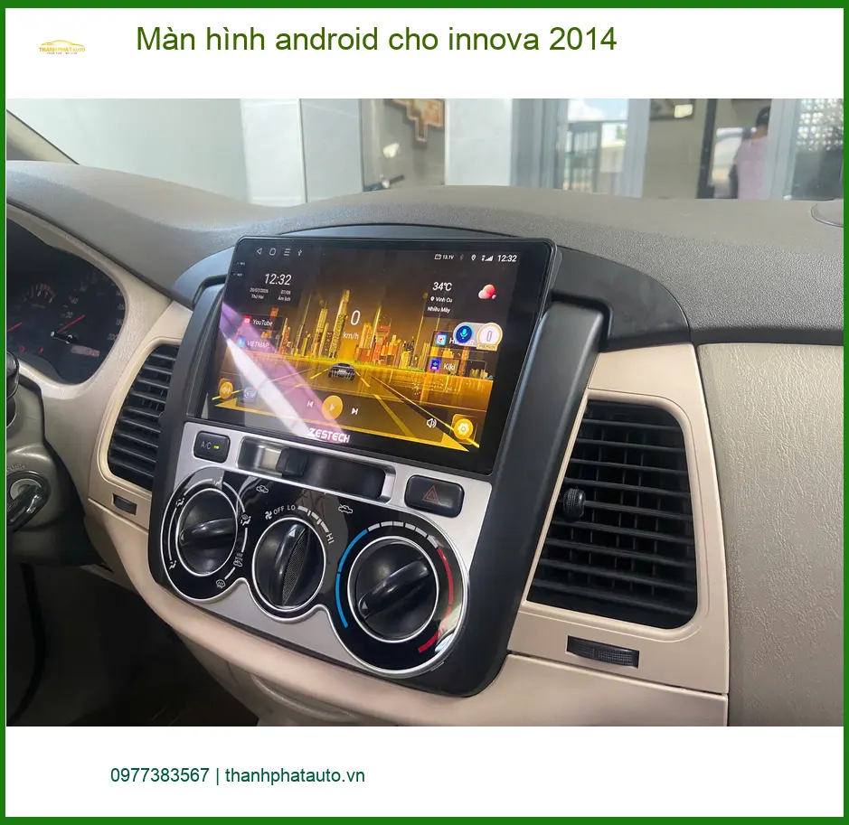 Anh Tú nâng cấp màn hình Android Innova 2014 Quận 5 vì màn zin cũ ảnh thực tế 3
