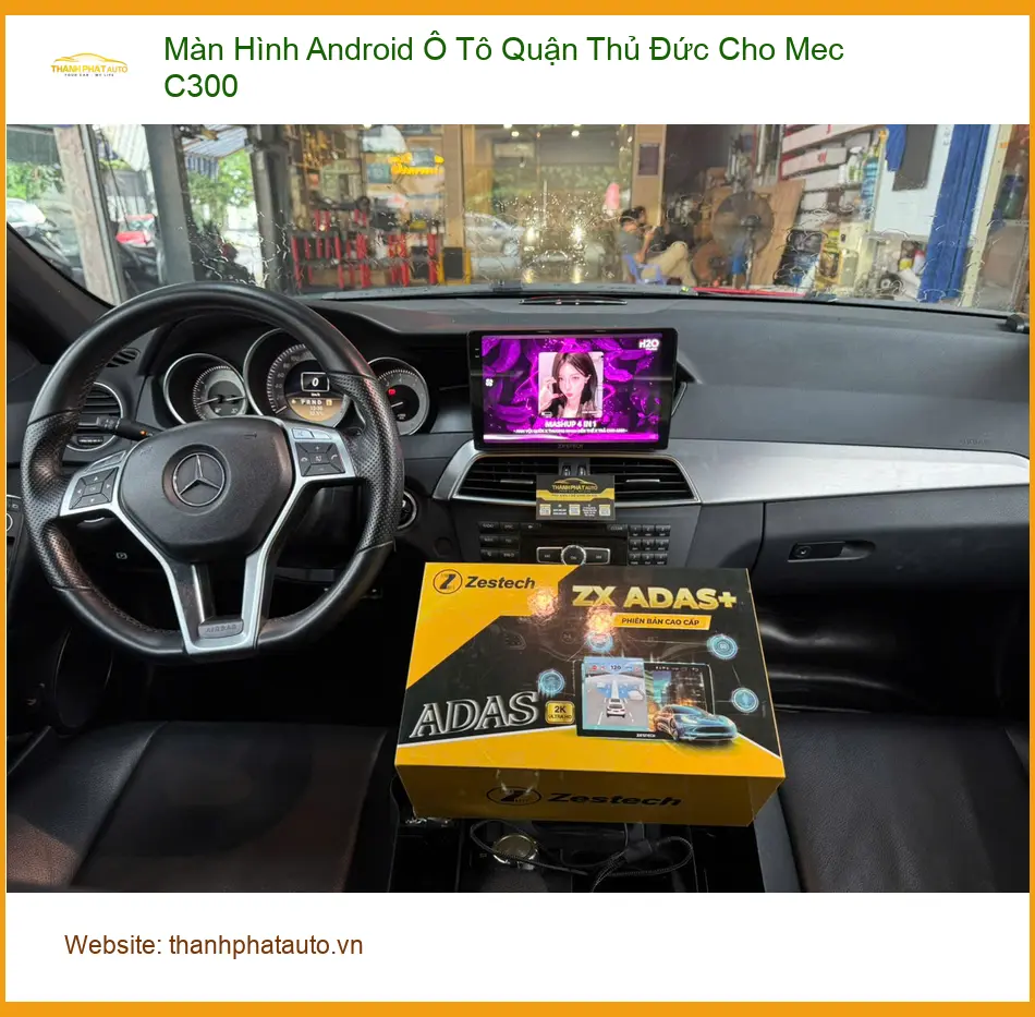 Anh Cường nâng cấp màn hình Android cho Mec C300 tại Quận Thủ Đức