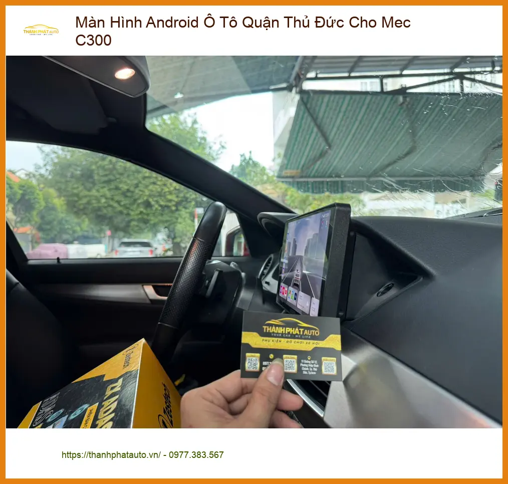 Anh Cường nâng cấp màn hình Android cho Mec C300 tại Quận Thủ Đức ảnh thực tế 4