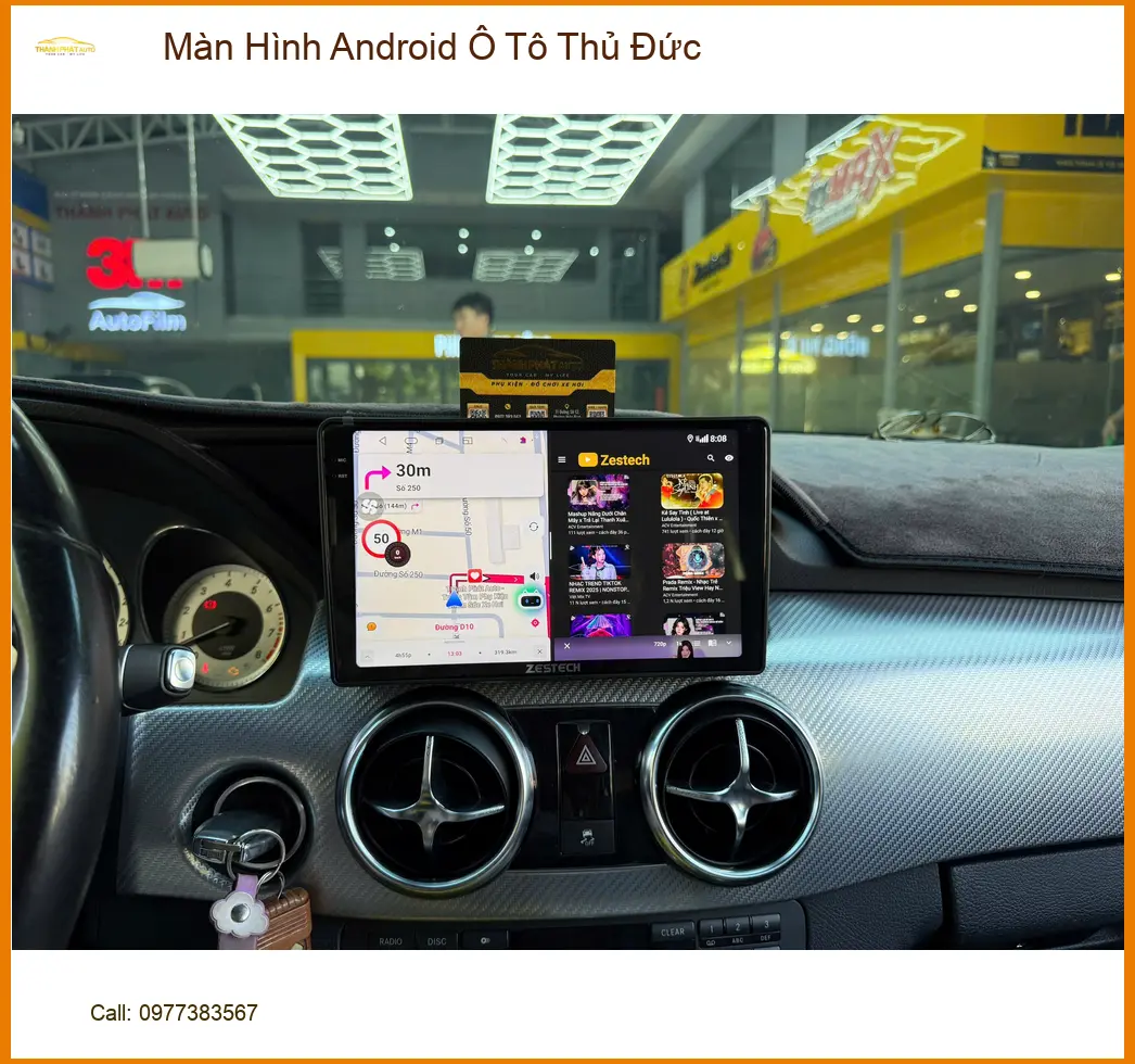 Anh Phi Long lắp Màn Hình Android Ô Tô cho Mazda 3 tại Thủ Đức, cần bản đồ chuẩn ảnh thực tế 2