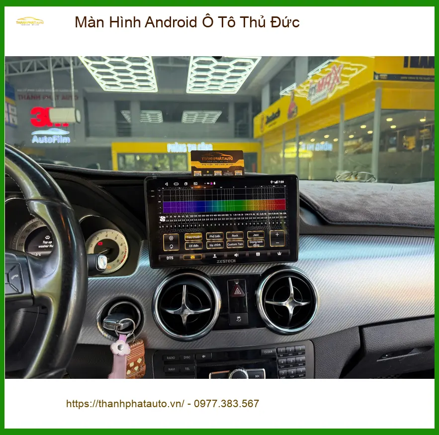 Anh Phi Long lắp Màn Hình Android Ô Tô cho Mazda 3 tại Thủ Đức, cần bản đồ chuẩn ảnh thực tế 3