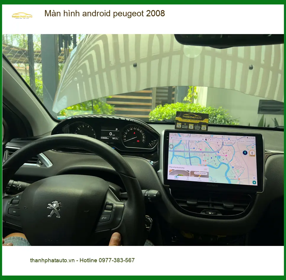 Anh Khang lắp màn hình Android Peugeot 2008 Quận 11 để có nhiều tính năng. ảnh thực tế 4