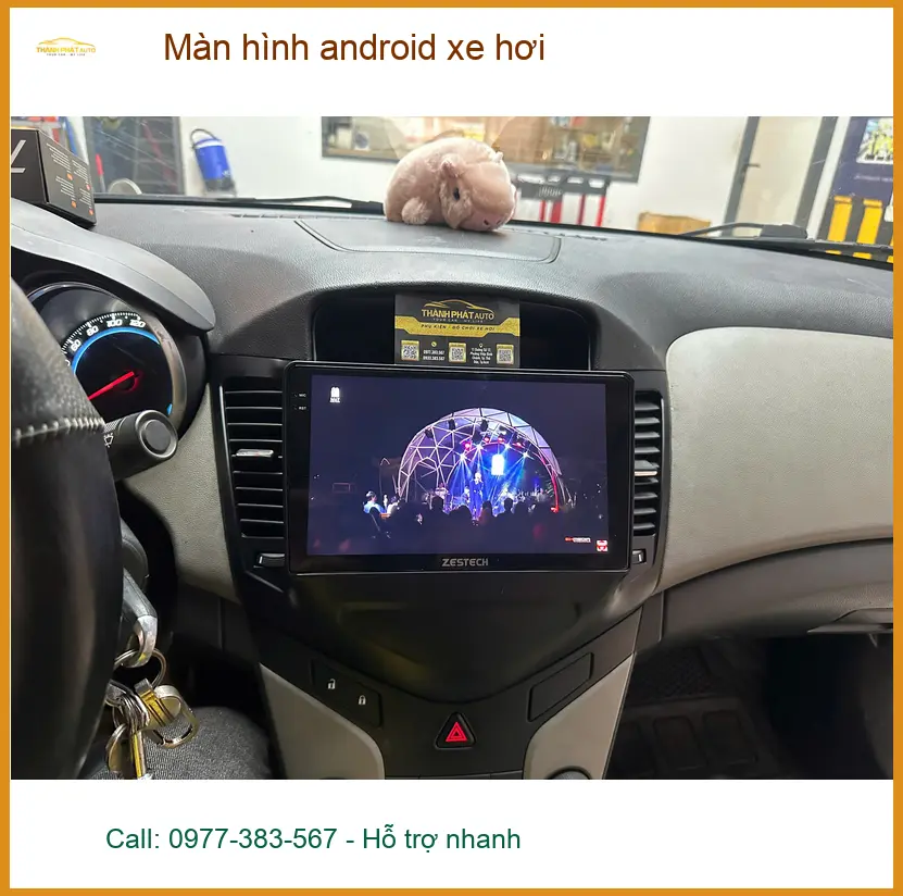 Chị Hằng lắp Màn hình android xe hơi cho Toyota Vios tại Quận Tân Phú ảnh thực tế 3