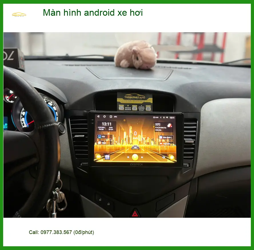 Chị Thảo nâng cấp màn hình Android cho Hyundai Accent tại Quận 11 ảnh thực tế 2