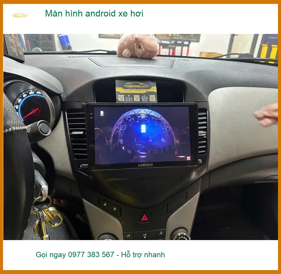 Chị Thảo nâng cấp màn hình Android cho Hyundai Accent tại Quận 11 ảnh thực tế 3