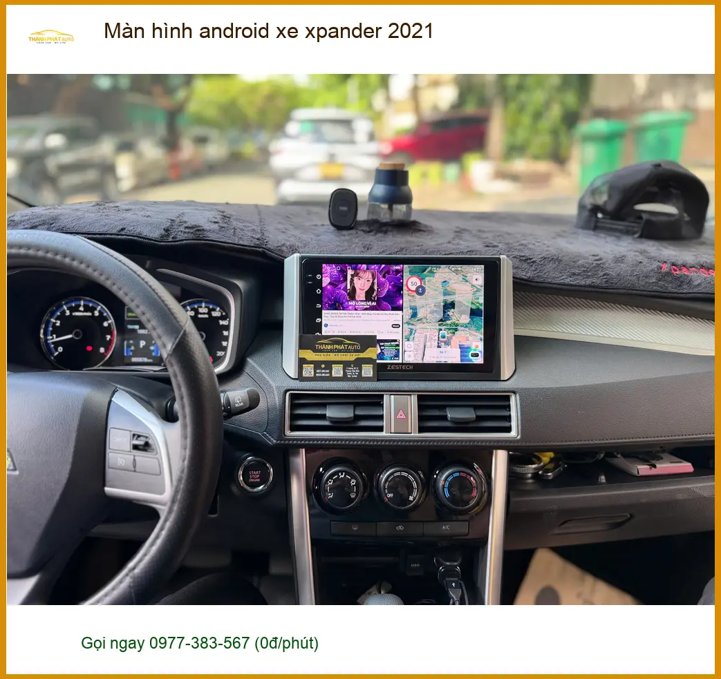 Anh Hưng nâng cấp màn hình android xe Xpander 2021 tại Quận 10 để tiện xem bản đồ