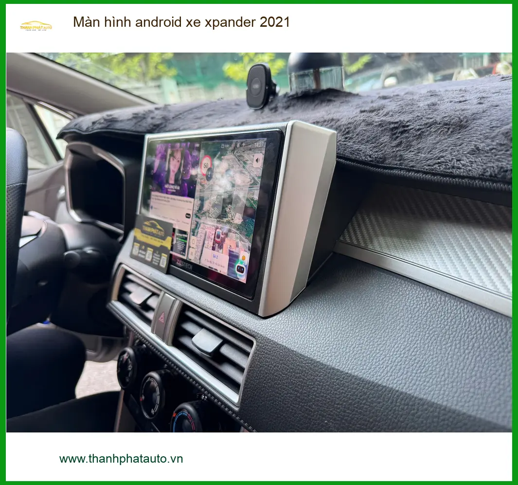 Anh Hưng nâng cấp màn hình android xe Xpander 2021 tại Quận 10 để tiện xem bản đồ ảnh thực tế 2