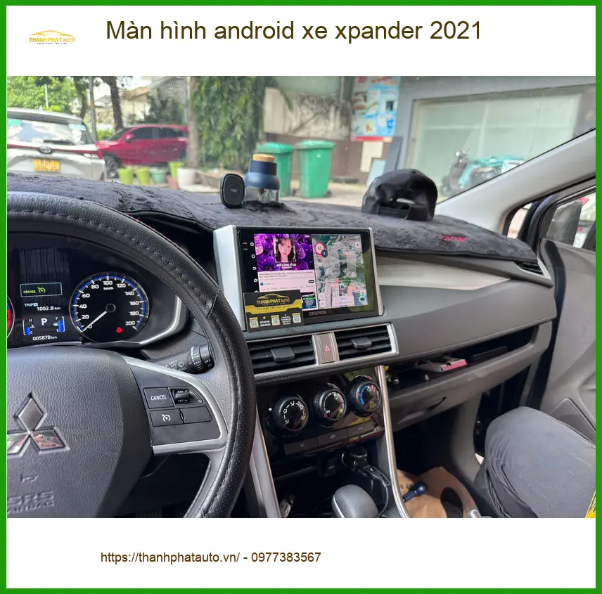 Anh Hưng nâng cấp màn hình android xe Xpander 2021 tại Quận 10 để tiện xem bản đồ ảnh thực tế 4