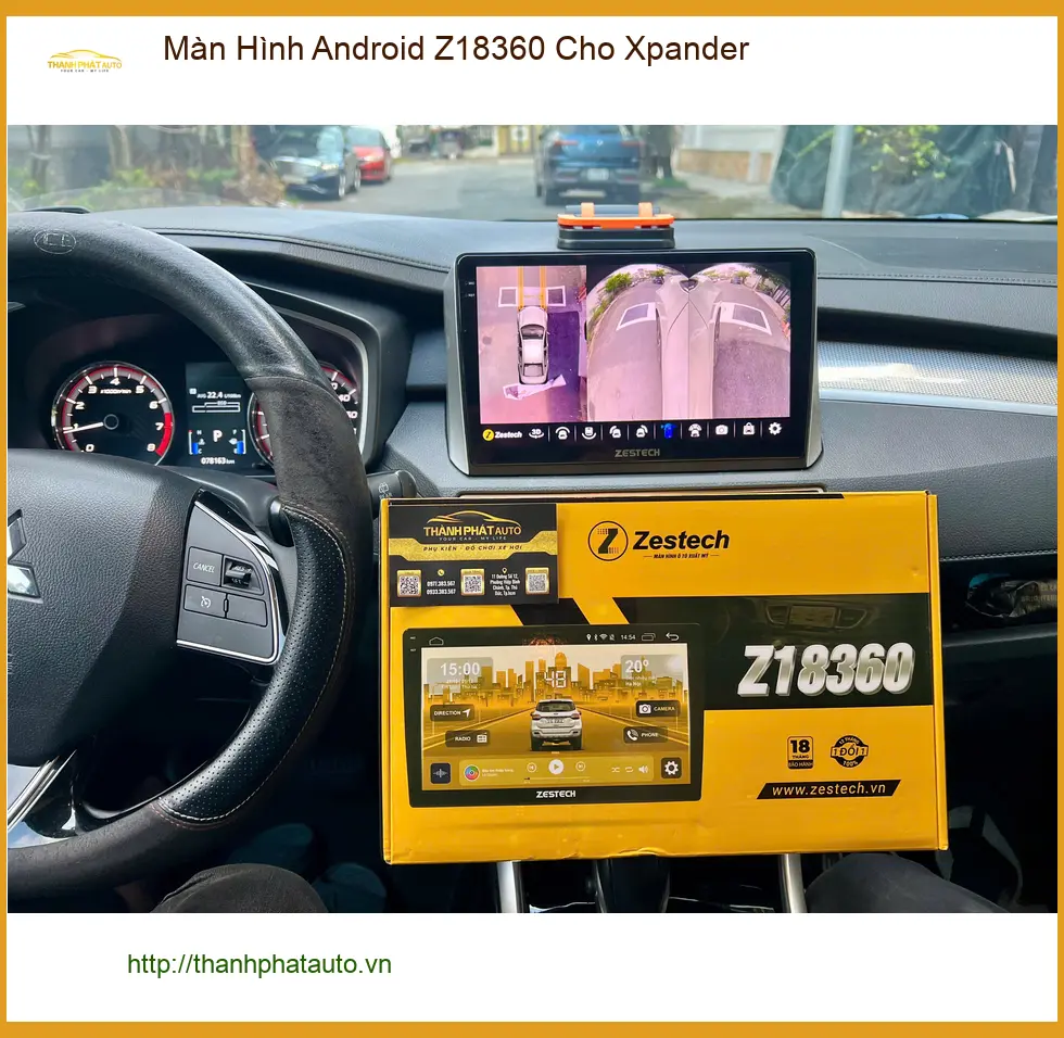 Trung tâm lắp Màn Hình Android Z18360 cho Xpander uy tín tại Quận Thủ Đức