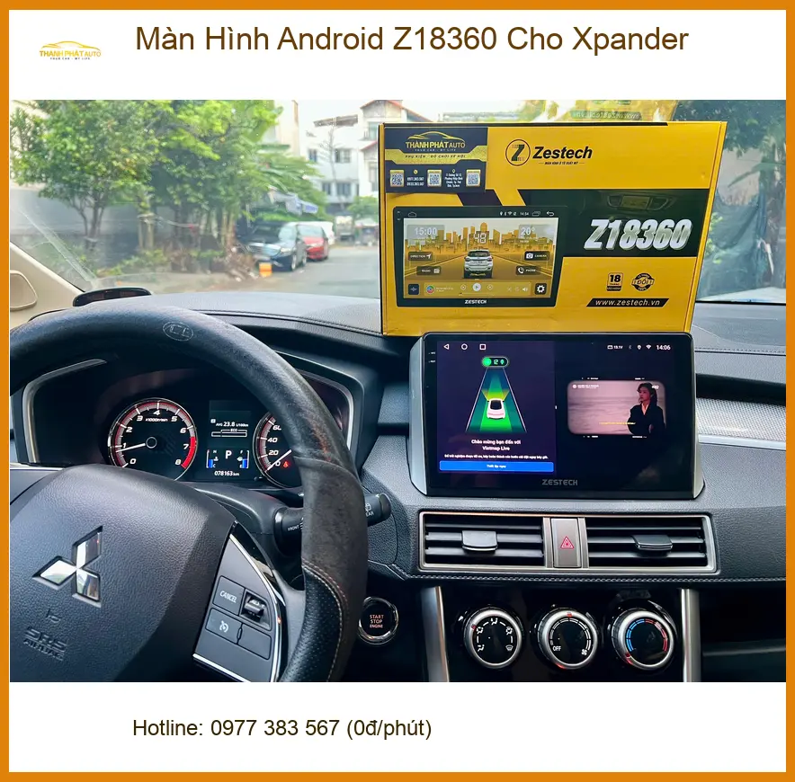 Trung tâm lắp Màn Hình Android Z18360 cho Xpander uy tín tại Quận Thủ Đức ảnh thực tế 4