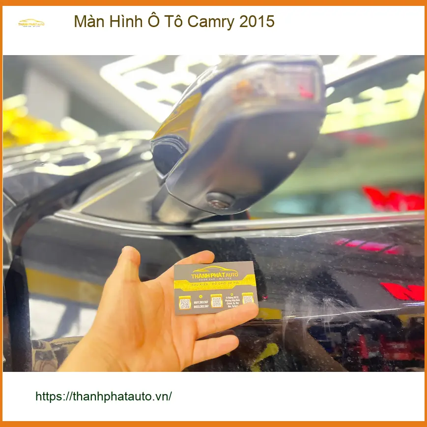Chú Tấn nâng cấp màn hình Android cho Camry 2015 Quận 9 vì màn zin thiếu kết nối. ảnh thực tế 2