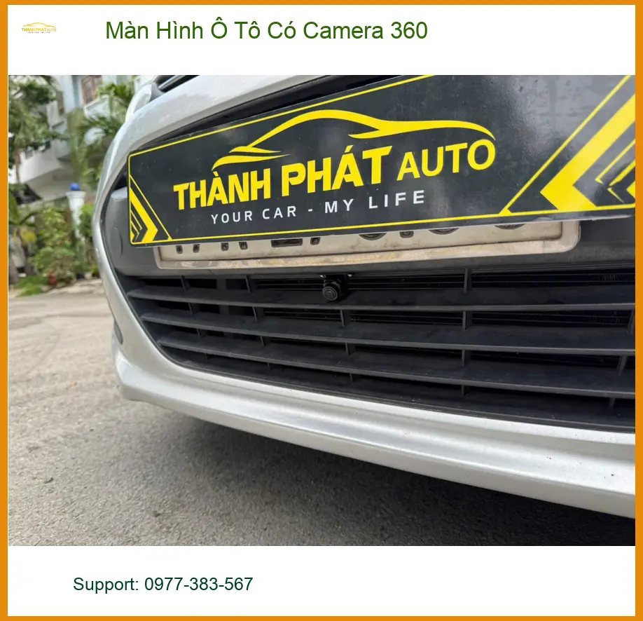 Anh Cường nâng cấp Màn Hình Ô Tô Có Camera 360 cho Vios tại Thủ Đức ảnh thực tế 2