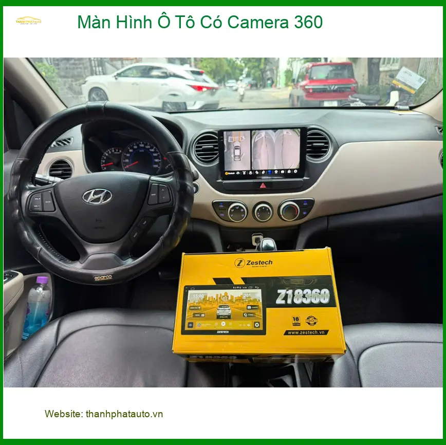 Anh Cường nâng cấp Màn Hình Ô Tô Có Camera 360 cho Vios tại Thủ Đức ảnh thực tế 4