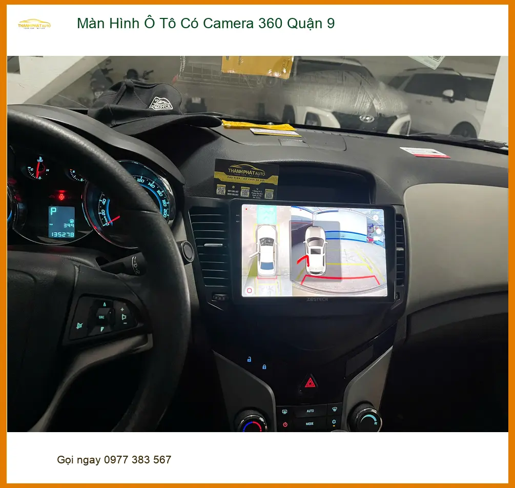 Chị Thảo lắp Màn Hình Ô Tô Có Camera 360 cho Mazda CX-5 tại Quận 9 để lái xe an toàn hơn ảnh thực tế 3