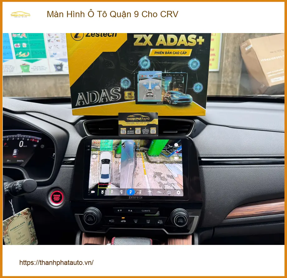 Chị Hương lắp Màn Hình Ô Tô cho CRV tại Quận 9 để nâng tầm trải nghiệm lái