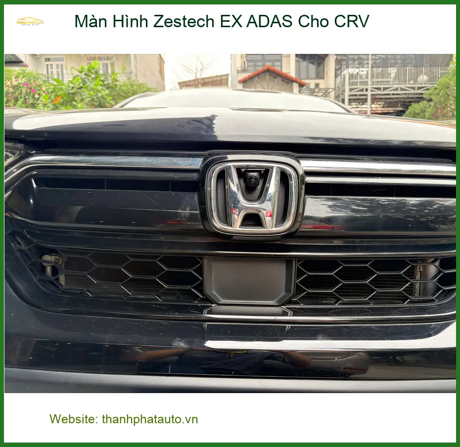 Anh Nhật lắp Màn Hình Zestech EX ADAS cho CRV Quận 3 tiện theo dõi giao thông