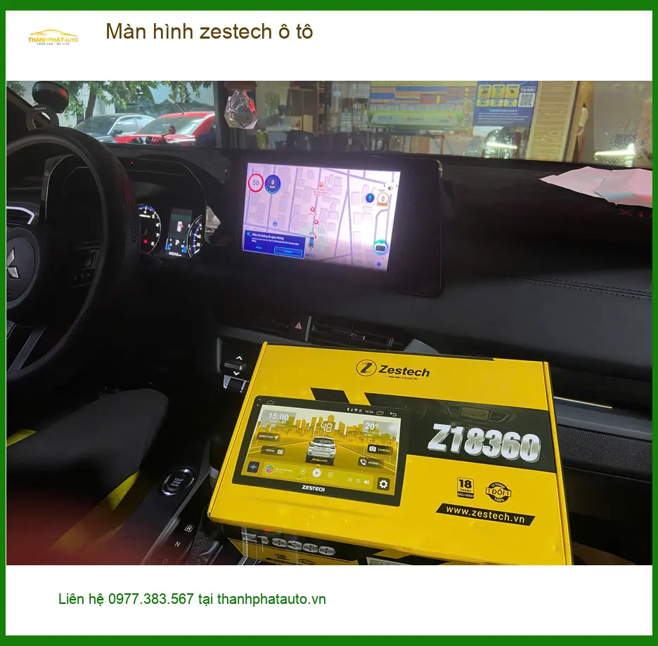 Anh Khải lắp màn hình Zestech ô tô Hyundai Accent tại Quận Bình Tân