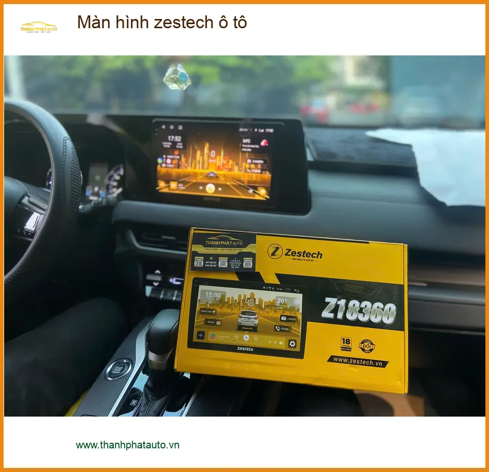 Anh Khải lắp màn hình Zestech ô tô Hyundai Accent tại Quận Bình Tân ảnh thực tế 2