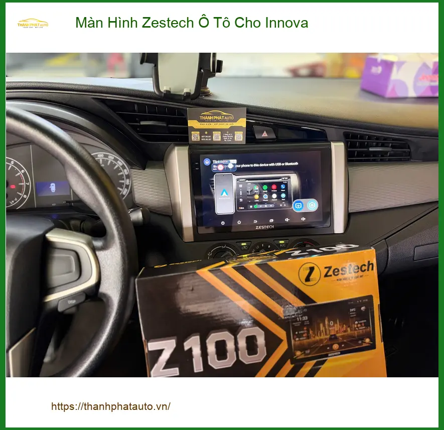 Anh Tùng lắp Màn Hình Zestech Ô Tô cho Innova Quận 9