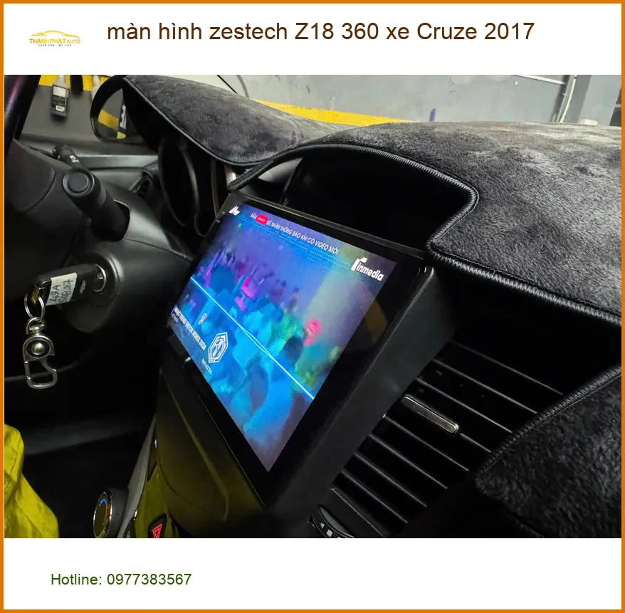 Anh Minh lắp màn hình Zestech Z18 360 cho Cruze 2017 tại Quận 3 ảnh thực tế 4