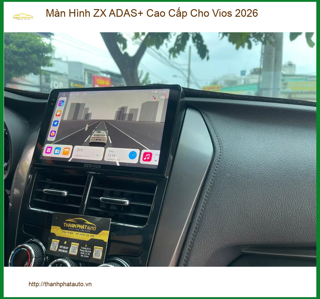 Anh Khang nâng cấp Màn Hình ZX ADAS+ Cao Cấp cho Vios 2026 tại Quận 9
