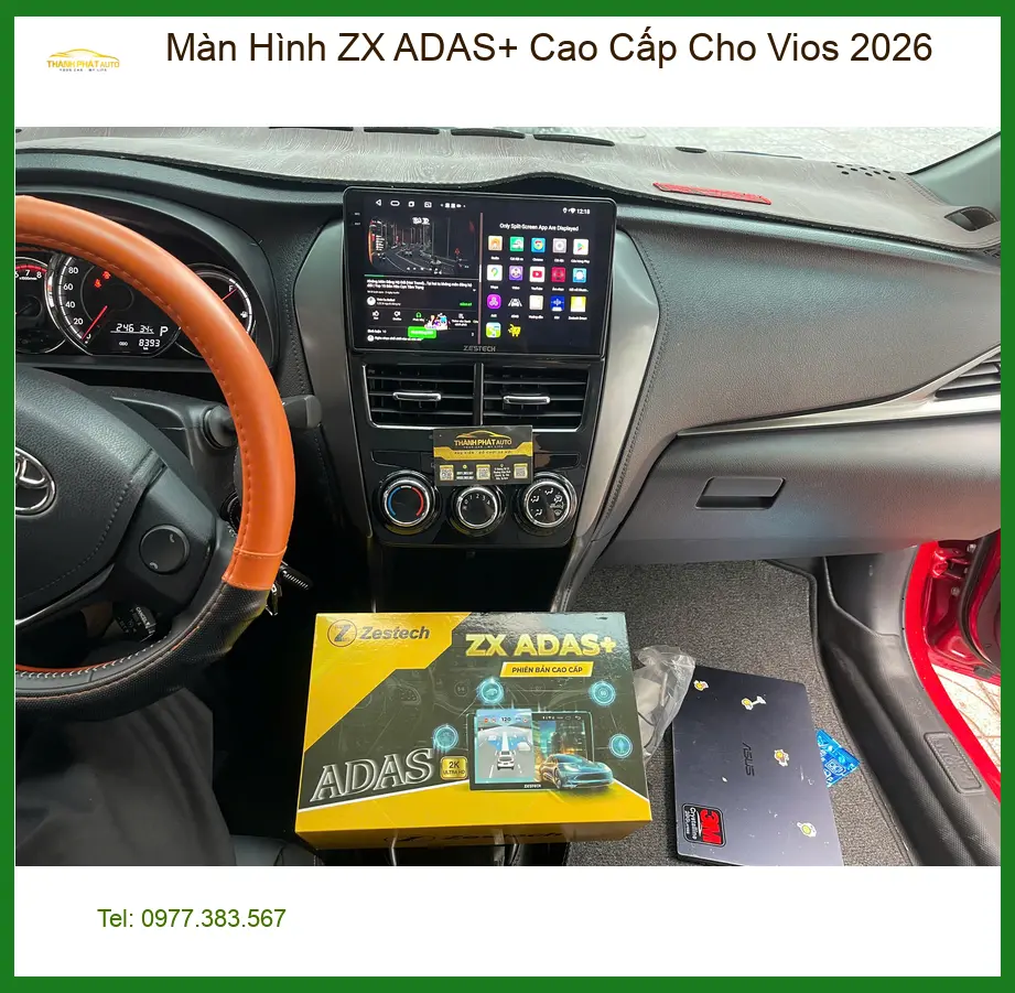 Anh Khang nâng cấp Màn Hình ZX ADAS+ Cao Cấp cho Vios 2026 tại Quận 9 ảnh thực tế 2