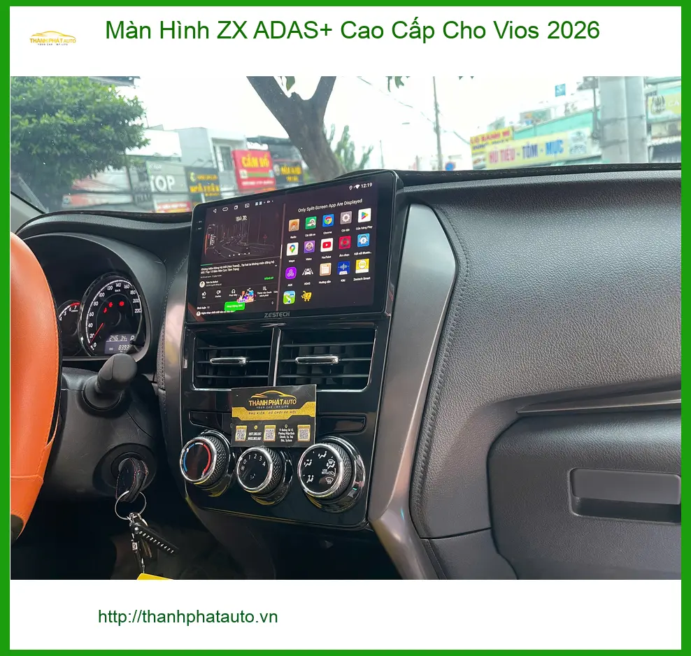 Anh Khang nâng cấp Màn Hình ZX ADAS+ Cao Cấp cho Vios 2026 tại Quận 9 ảnh thực tế 3