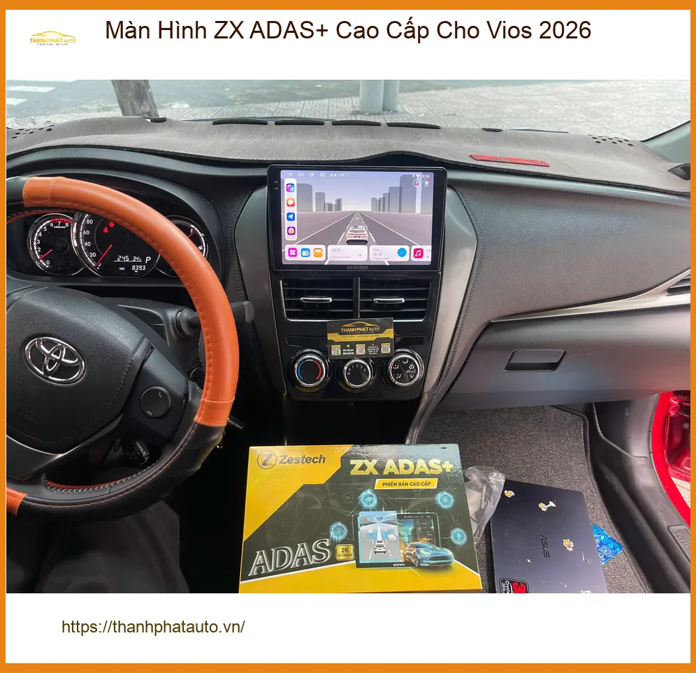 Anh Khang nâng cấp Màn Hình ZX ADAS+ Cao Cấp cho Vios 2026 tại Quận 9 ảnh thực tế 5