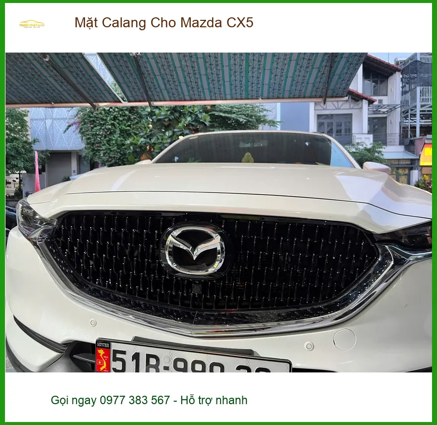 Anh Khải lắp Mặt Calang cho Mazda CX5 tại Quận Thủ Đức để xe trông thể thao hơn ảnh thực tế 3
