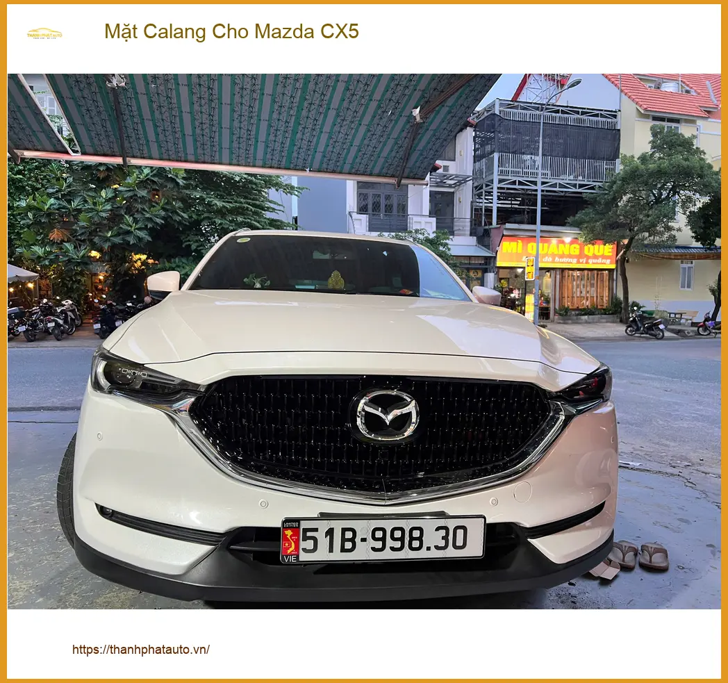 Anh Khải lắp Mặt Calang cho Mazda CX5 tại Quận Thủ Đức để xe trông thể thao hơn ảnh thực tế 5