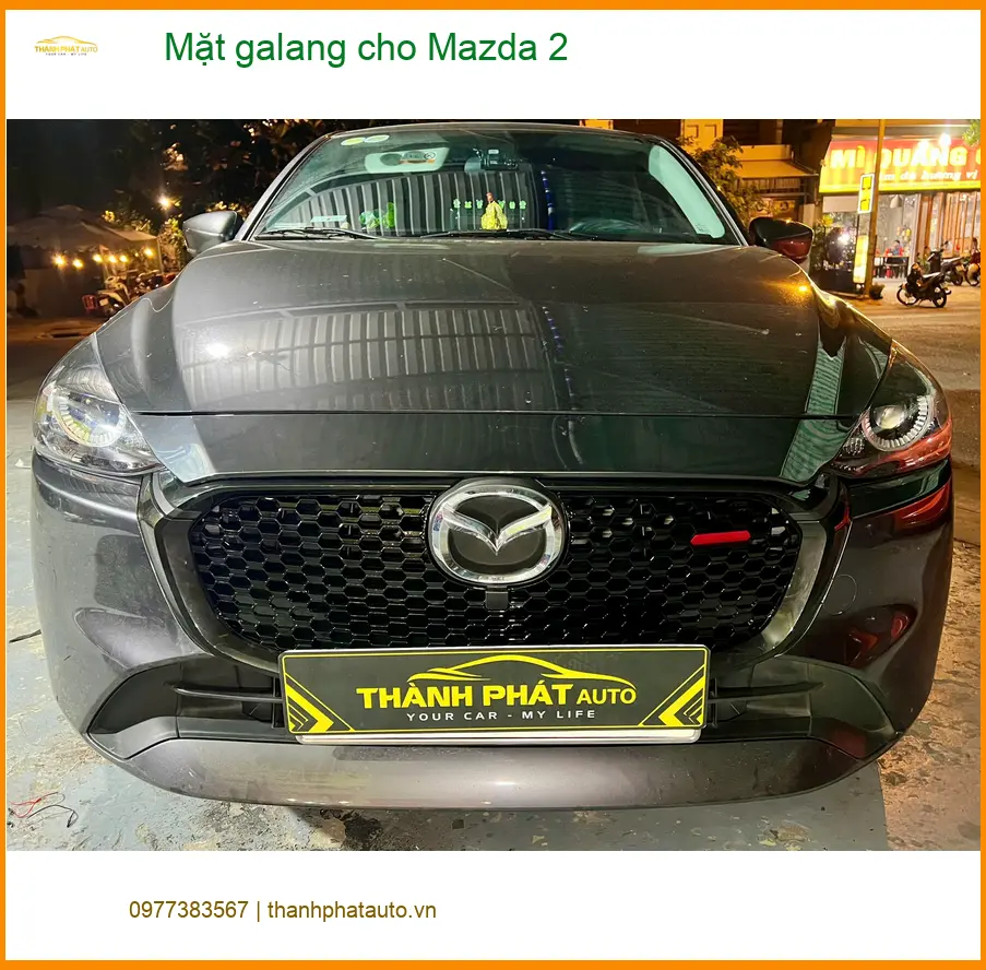 Chị Thanh Trúc lắp Mặt galang cho Mazda 2 tại Quận Thủ Đức tạo điểm nhấn độc đáo ảnh thực tế 2