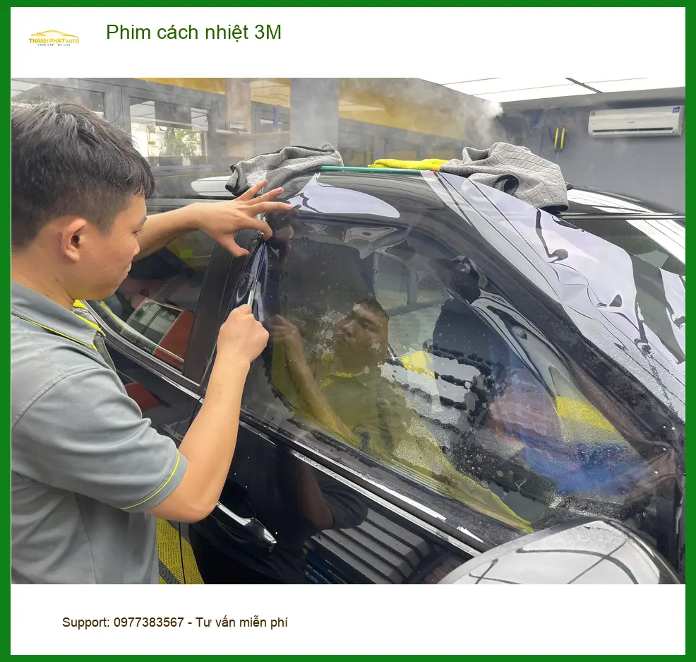 Anh Tấn dán phim cách nhiệt 3M cho Hyundai Creta tại Cần Giờ để chống nóng mùa hè
