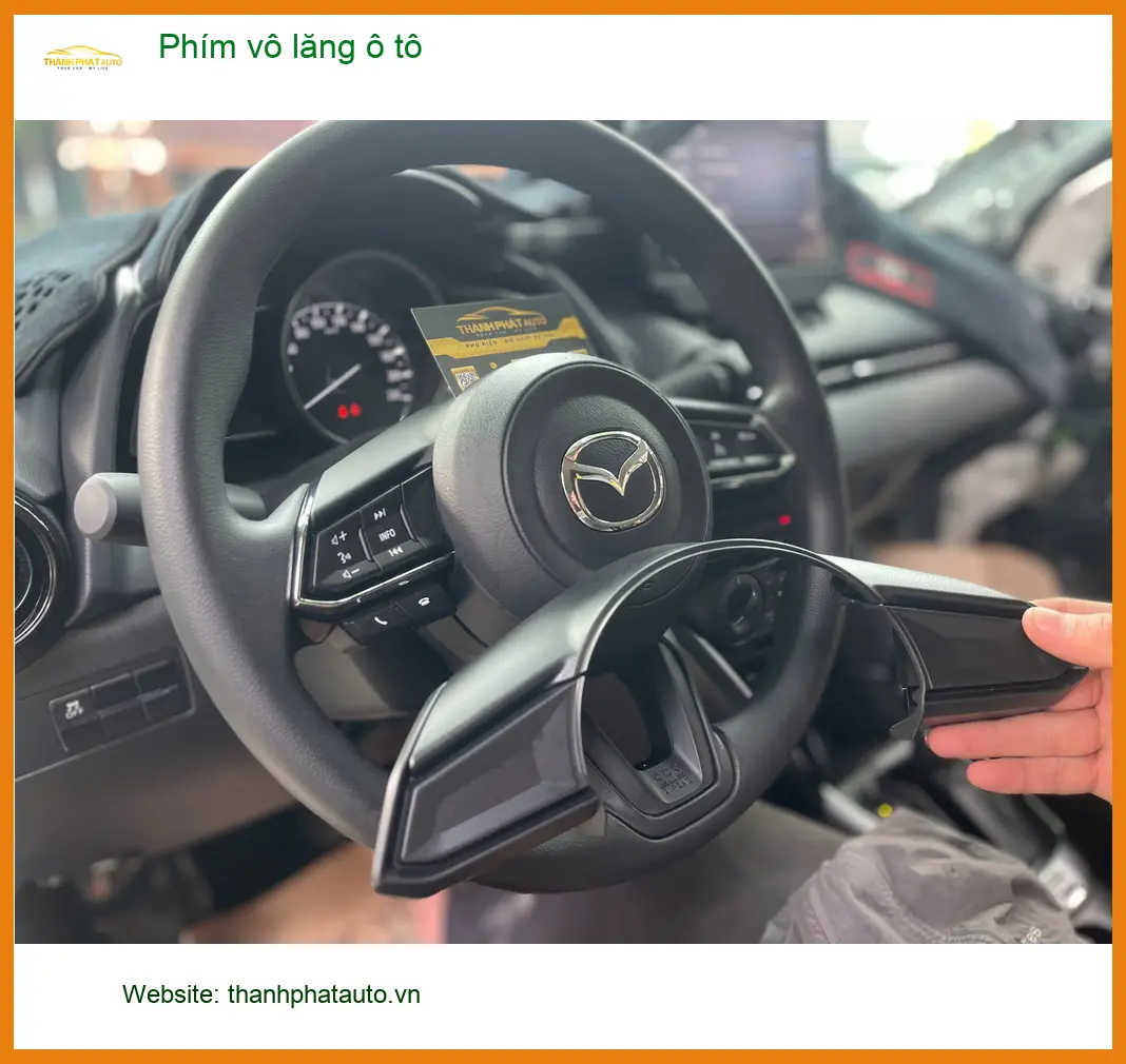 Chị Thùy lắp phím vô lăng Hyundai Accent tại Quận Phú Nhuận vì phím zin hỏng ảnh thực tế 2