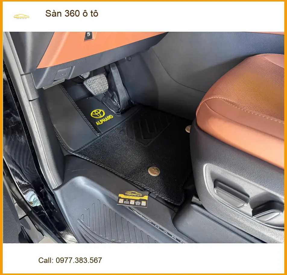 Anh Minh lắp Sàn 360 ô tô cho Hyundai Santa Fe tại Quận 2 để bảo vệ sàn xe bền đẹp