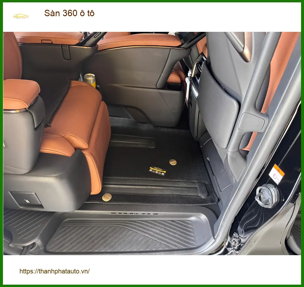 Anh Minh lắp Sàn 360 ô tô cho Hyundai Santa Fe tại Quận 2 để bảo vệ sàn xe bền đẹp ảnh thực tế 2