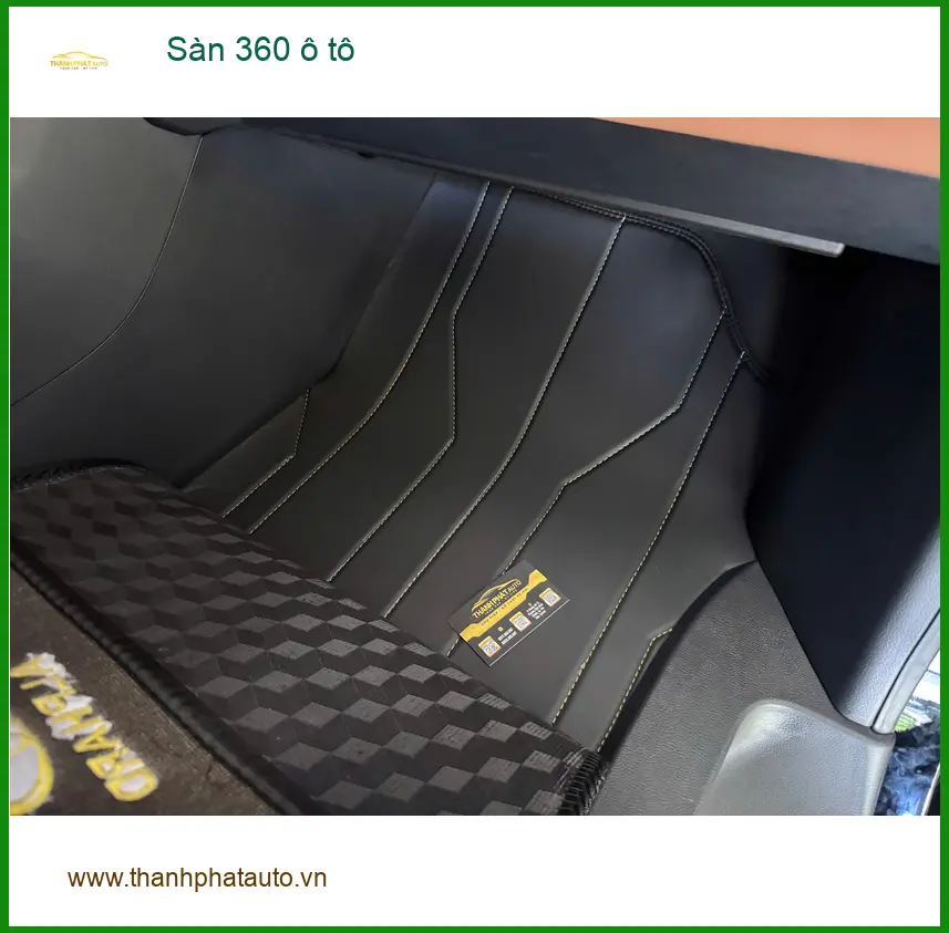 Anh Minh lắp Sàn 360 ô tô cho Hyundai Santa Fe tại Quận 2 để bảo vệ sàn xe bền đẹp ảnh thực tế 4