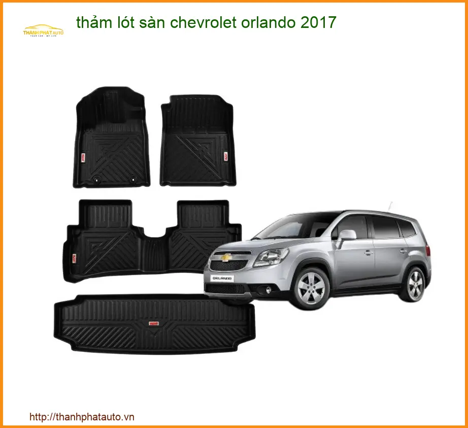 Thảm Lót Sàn Chevrolet Orlando 2017 - Trung Tâm Lắp Đặt Uy Tín TPHCM