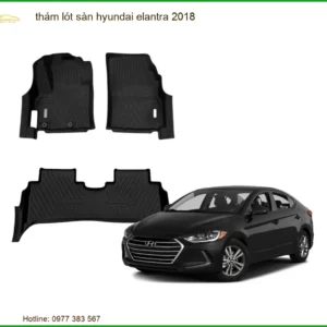 Thảm Lót Sàn Hyundai Elantra 2018 - Địa Chỉ Lắp Đặt Uy Tín TPHCM