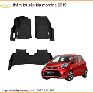 Thảm Lót Sàn Kia Morning 2019 - Địa Chỉ Lắp Đặt Uy Tín TPHCM