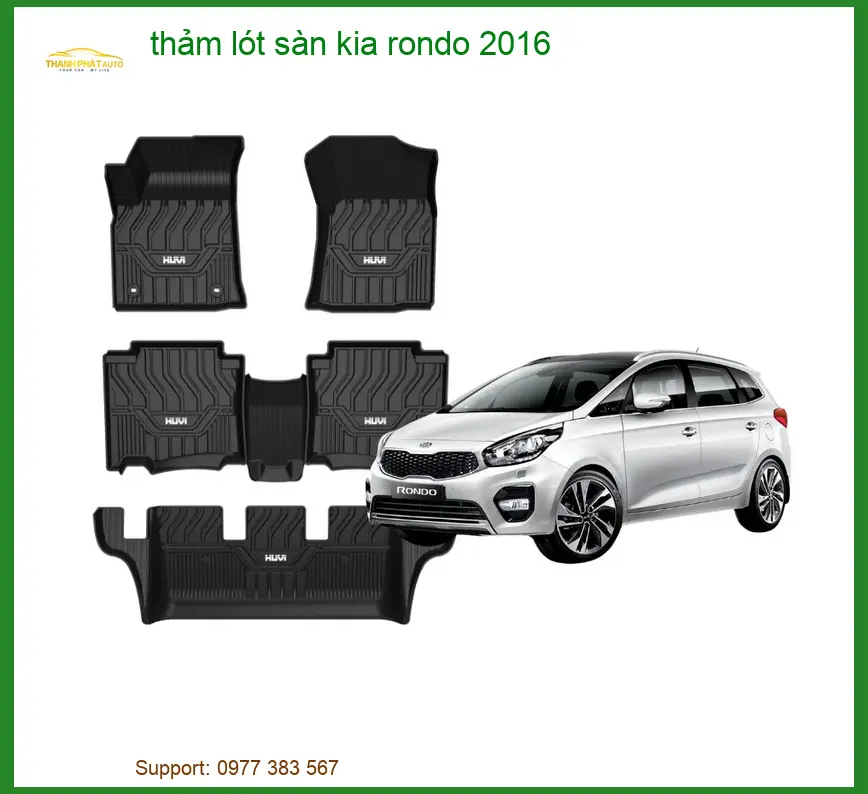 Thảm Lót Sàn Kia Rondo 2016 - Trung Tâm Nâng Cấp Cao Cấp Tại TPHCM