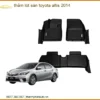 Thảm Lót Sàn Toyota Altis 2014 - Trung Tâm Gắn Uy Tín TPHCM