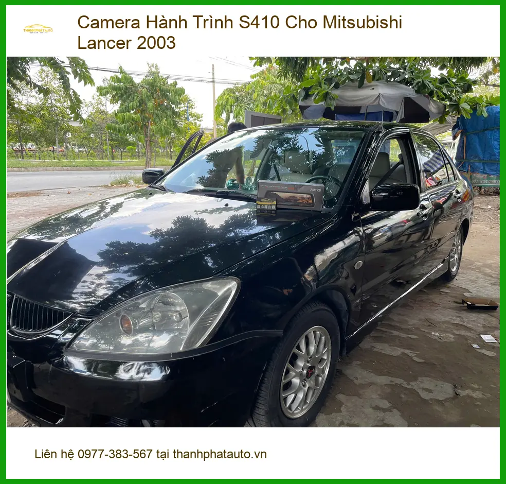 Anh Tùng lắp Camera Hành Trình S410 cho Mitsubishi Lancer 2003 tại Quận 9 ảnh thực tế 4